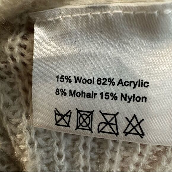 Mountain Khakis | XS | cream Countryside Cowl mohair / wool blend sweater - Picture 4 of 8